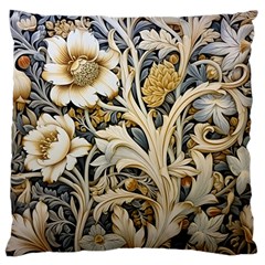 Flower Floral Pattern Floral Digital Spring Flora Botanical Blossom Bloom Vintage Standard Premium Plush Fleece Cushion Case (one Side)