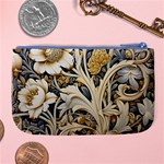 Flower Floral Pattern Floral Digital Spring Flora Botanical Blossom Bloom Vintage Large Coin Purse Back