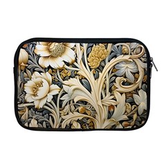 Flower Floral Pattern Floral Digital Spring Flora Botanical Blossom Bloom Vintage Apple Macbook Pro 17  Zipper Case by Maspions