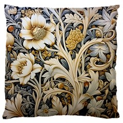 Flower Floral Pattern Floral Digital Spring Flora Botanical Blossom Bloom Vintage 16  Baby Flannel Cushion Case (two Sides) by Maspions