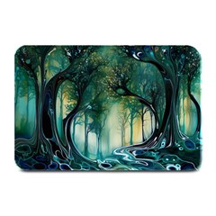 Trees Forest Mystical Forest Background Landscape Nature Plate Mats