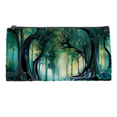 Trees Forest Mystical Forest Background Landscape Nature Pencil Case