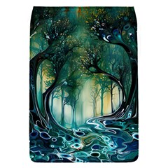 Trees Forest Mystical Forest Background Landscape Nature Removable Flap Cover (s)