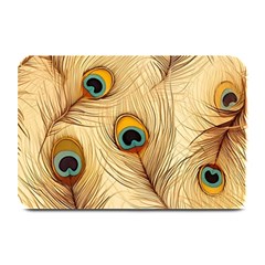 Vintage Peacock Feather Peacock Feather Pattern Background Nature Bird Nature Plate Mats