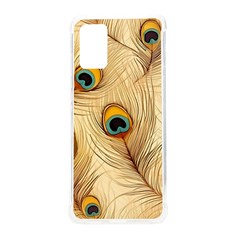 Vintage Peacock Feather Peacock Feather Pattern Background Nature Bird Nature Samsung Galaxy S20plus 6 7 Inch Tpu Uv Case