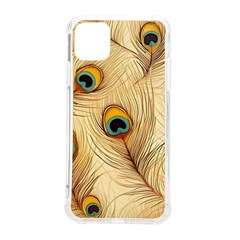 Vintage Peacock Feather Peacock Feather Pattern Background Nature Bird Nature Iphone 11 Pro Max 6 5 Inch Tpu Uv Print Case by Maspions