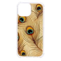 Vintage Peacock Feather Peacock Feather Pattern Background Nature Bird Nature Iphone 13 Mini Tpu Uv Print Case by Maspions