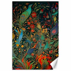 Flowers Trees Forest Mystical Forest Nature Background Landscape Canvas 20  X 30 