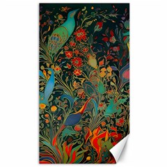 Flowers Trees Forest Mystical Forest Nature Background Landscape Canvas 40  X 72 