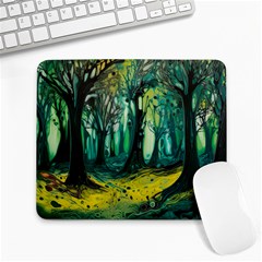 Trees Forest Mystical Forest Nature Junk Journal Landscape Nature Large Mousepad by Maspions