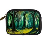 Trees Forest Mystical Forest Nature Junk Journal Landscape Nature Digital Camera Leather Case Front