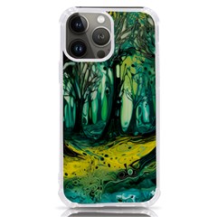 Trees Forest Mystical Forest Nature Junk Journal Landscape Nature Iphone 13 Pro Max Tpu Uv Print Case