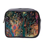 Trees Forest Mystical Forest Nature Junk Journal Landscape Mini Toiletries Bag (Two Sides) Front