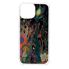 Trees Forest Mystical Forest Nature Junk Journal Landscape Iphone 13 Mini Tpu Uv Print Case by Maspions