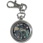 Flowers Trees Forest Mystical Forest Nature Junk Journal Scrapbooking Background Landscape Key Chain Watches Front