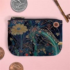 Flowers Trees Forest Mystical Forest Nature Junk Journal Scrapbooking Background Landscape Mini Coin Purse