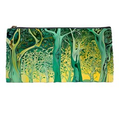 Trees Forest Mystical Forest Nature Junk Journal Scrapbooking Background Landscape Pencil Case