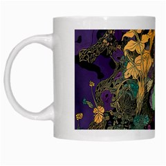 Flowers Trees Forest Mystical Forest Nature White Mug