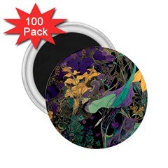 Flowers Trees Forest Mystical Forest Nature 2 25  Magnets (100 Pack) 