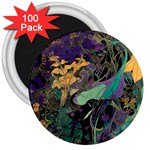 Flowers Trees Forest Mystical Forest Nature 3  Magnets (100 pack) Front