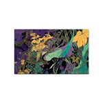 Flowers Trees Forest Mystical Forest Nature Sticker (Rectangular) Front