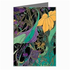 Flowers Trees Forest Mystical Forest Nature Greeting Card