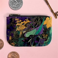 Flowers Trees Forest Mystical Forest Nature Mini Coin Purse