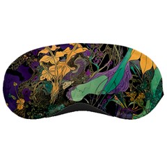 Flowers Trees Forest Mystical Forest Nature Sleep Mask