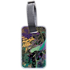 Flowers Trees Forest Mystical Forest Nature Luggage Tag (two Sides)