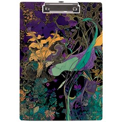 Flowers Trees Forest Mystical Forest Nature A4 Acrylic Clipboard