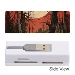 Comic Gothic Macabre Vampire Haunted Red Sky Memory Card Reader (stick)