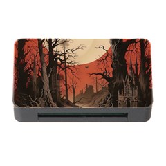 Comic Gothic Macabre Vampire Haunted Red Sky Memory Card Reader With Cf by Maspions