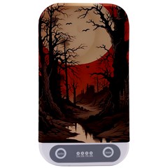 Comic Gothic Macabre Vampire Haunted Red Sky Sterilizers