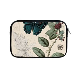 Butterflies Butterfly Botanical Nature Sketch Junk Journal Field Notes Paper Vintage Ephemera Apple Macbook Pro 13  Zipper Case