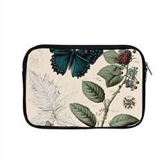 Butterflies Butterfly Botanical Nature Sketch Junk Journal Field Notes Paper Vintage Ephemera Apple Macbook Pro 15  Zipper Case