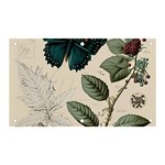 Butterflies Butterfly Botanical Nature Sketch Junk Journal Field Notes Paper Vintage Ephemera Banner and Sign 5  x 3  Front