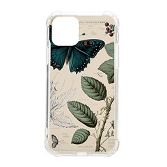 Butterflies Butterfly Botanical Nature Sketch Junk Journal Field Notes Paper Vintage Ephemera Iphone 11 Pro 5 8 Inch Tpu Uv Print Case by Maspions