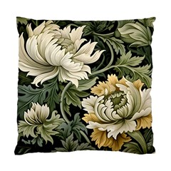 Flower Blossom Bloom Botanical Spring Nature Floral Pattern Leaves Standard Cushion Case (two Sides)