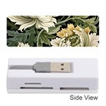 Flower Blossom Bloom Botanical Spring Nature Floral Pattern Leaves Memory Card Reader (Stick) Front