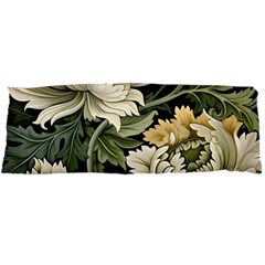 Flower Blossom Bloom Botanical Spring Nature Floral Pattern Leaves Body Pillow Case Dakimakura (two Sides)