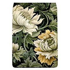 Flower Blossom Bloom Botanical Spring Nature Floral Pattern Leaves Removable Flap Cover (l)