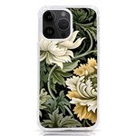 Flower Blossom Bloom Botanical Spring Nature Floral Pattern Leaves iPhone 14 Pro Max TPU UV Print Case Front