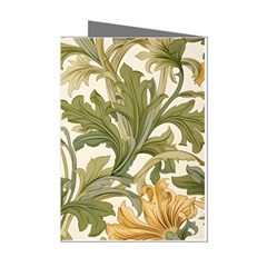 Flower Floral Pattern Floral Digital Paper Spring Flora Botanical Blossom Bloom Vintage Mini Greeting Cards (pkg Of 8)