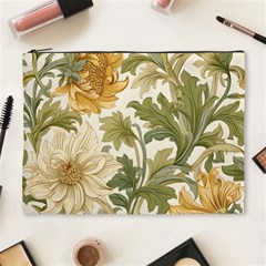 Flower Floral Pattern Floral Digital Paper Spring Flora Botanical Blossom Bloom Vintage Cosmetic Bag (xl)