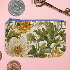 Flower Floral Pattern Floral Digital Paper Spring Flora Botanical Blossom Bloom Vintage Large Coin Purse