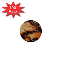 Texture Woodgrain Pattern Nature Wood Pattern 1  Mini Buttons (100 Pack) 