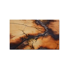 Texture Woodgrain Pattern Nature Wood Pattern Sticker (rectangular)