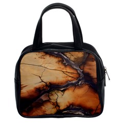 Texture Woodgrain Pattern Nature Wood Pattern Classic Handbag (two Sides)