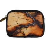 Texture Woodgrain Pattern Nature Wood Pattern Digital Camera Leather Case Front