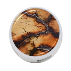 Texture Woodgrain Pattern Nature Wood Pattern 4-port Usb Hub (one Side)